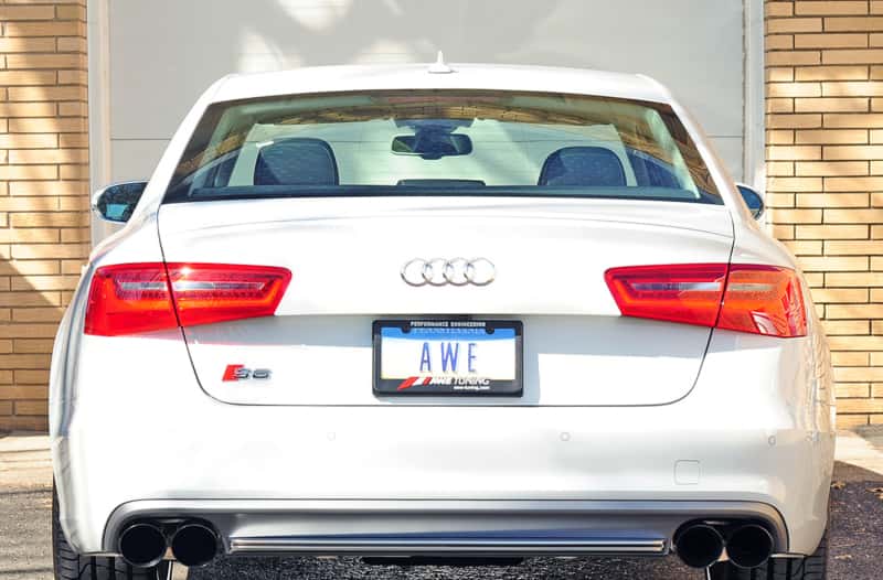AWE Tuning — AWE Tuning Audi C7 / C7.5 S6 4.0T Touring Edition Exhaust - Diamond Black Tips
Touring Exhaust - view 3