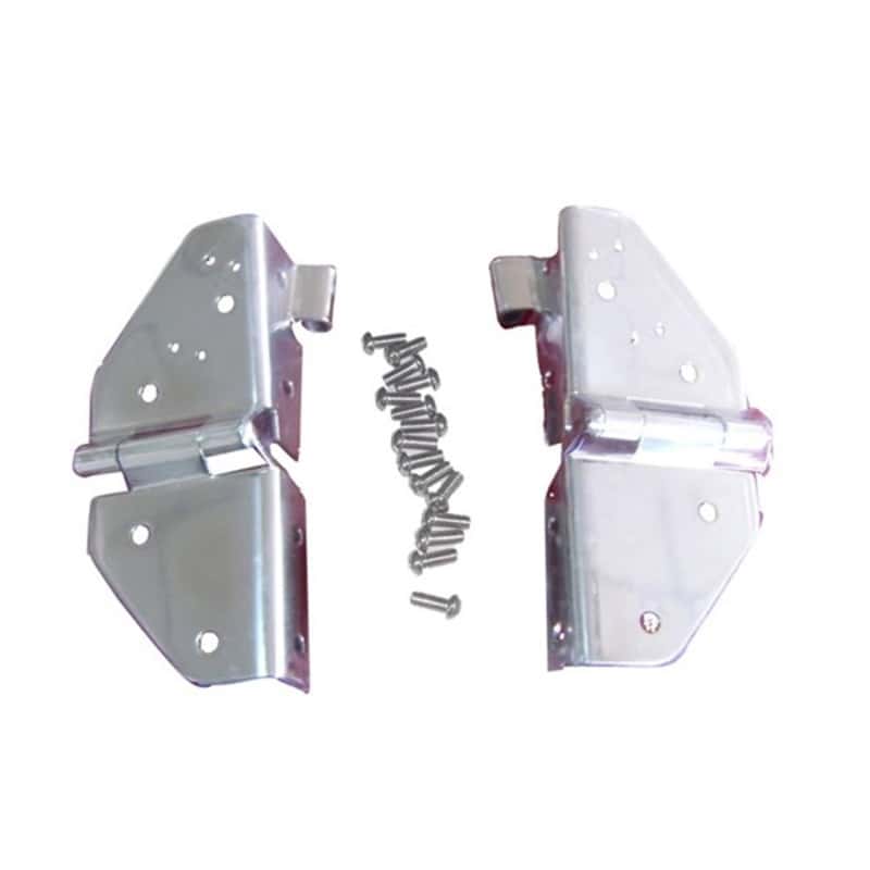 Rugged Ridge — Rugged Ridge 76-95 Jeep CJ / Jeep Wrangler Stainless Steel Windshield Hinges
OFFROAD_EXTERIOR - view 1