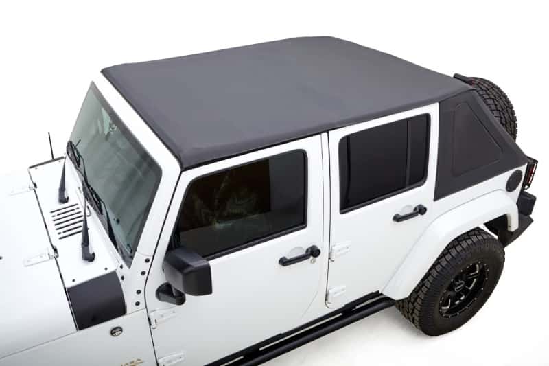 Rugged Ridge — Rugged Ridge 07-18 Jeep Wrangler JKU 4 Dr Black Diamond Stitch Cloth Voyager Top
OFFROAD_TOPS
Top-Soft - view 1