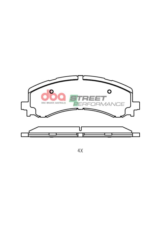 DBA — DBA 21-23 Ford F-150 (Excl Max Towing) Front SP Performance Brake Pads
Brake Pad - view 1