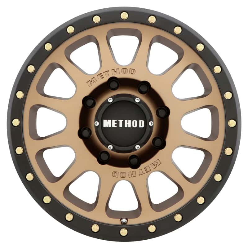 Method Wheels — Method MR305 NV HD 18x9 +18mm Offset 8x6.5 130.81mm CB Method Bronze/Black Street Loc Wheel - view 2