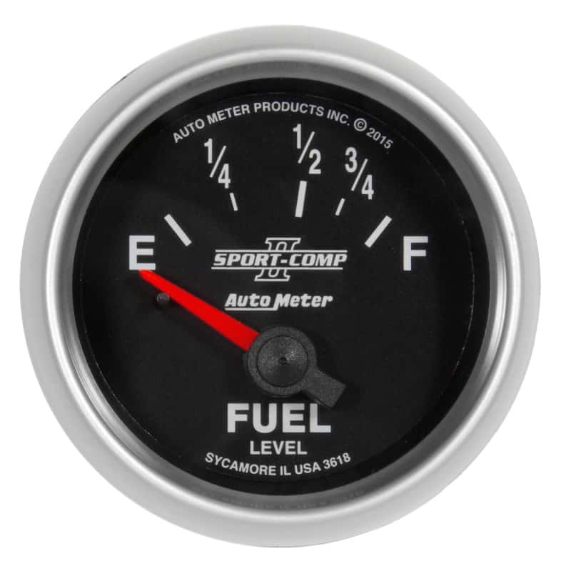 AutoMeter — Autometer Sport-Comp II Gauge Fuel Level 2 1/16in 16e To 158f Elec Sport-Comp II
2" FUEL LEVEL, 16E/1 - view 1