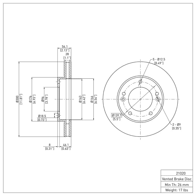 DFC — DFC 03-06 Kia Sorento Front GeoSPEC Coated Rotor
DFC Brake Rotor - view 6