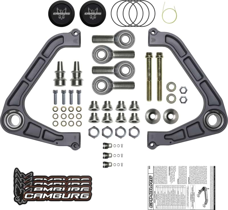 Camburg — Camburg Chevy/GMC 1500 2WD/4WD 19-23 KINETIK V2 Performance Billet Uniball Upper Arms
Control Arm Kit - view 4