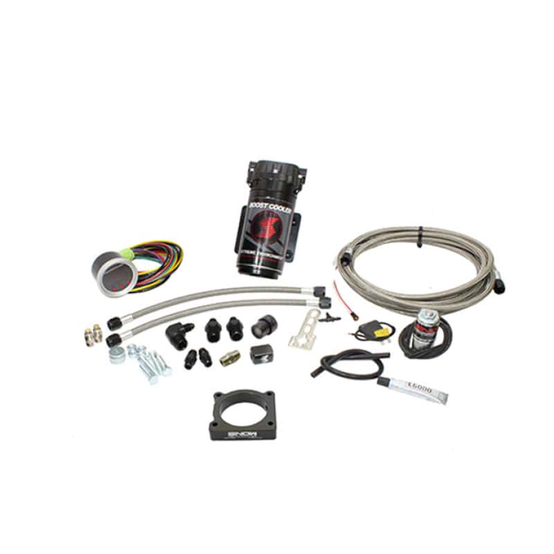 Snow Performance — Snow Performance 08-15 Evo Stg 2 Boost Cooler Water Inj. Kit (SS Braided Line/4AN Fittings) w/o Tank
Water/Meth Inject Kt - view 2