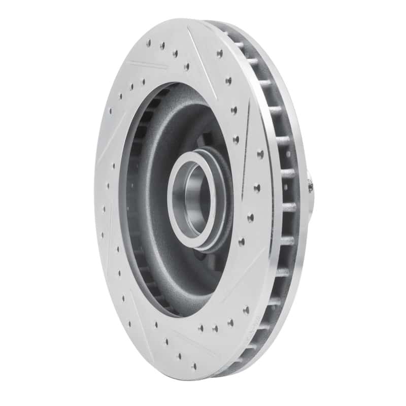 R1 Concepts — R1 1969-1996 Buick Riviera Front Left Drilled & Slotted Silver Brake Rotor
R1 Brake Rotor Drill - view 4