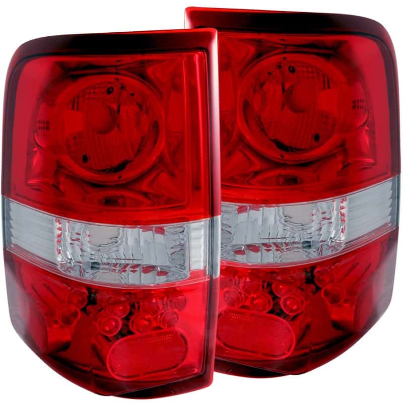 ANZO — ANZO 2004-2008 Ford F-150 Taillights Red/Clear - LED Style
TailLightSet - view 1
