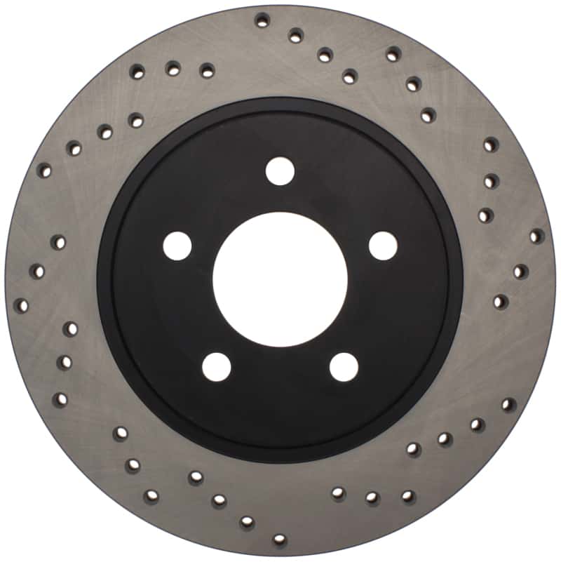 Stoptech — StopTech 05-10 Ford Mustang V6/4.0L / GT V8/4.6L Cross Drilled Right Rear Rotor
Cross Drilled Rotor
Disc Brake Rotor - view 8