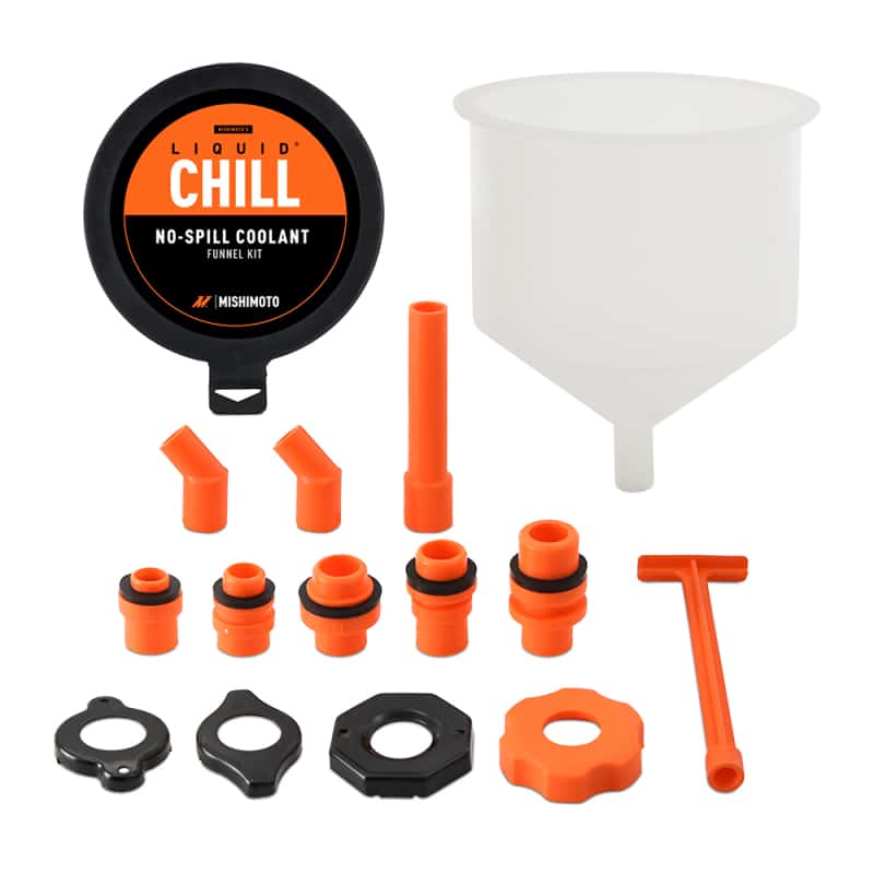 Mishimoto — Mishimoto No-Spill Coolant Funnel Kit 15pc Set
No-Spill Funnel Kit - view 1