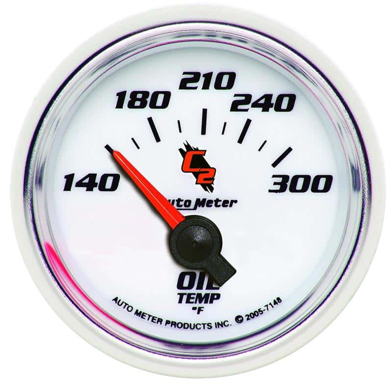 AutoMeter — Autometer C2 Electric Oil Temperature 2 1/16in 140-300 F Gauge
GA 2" OILT ELECT C2 - view 2
