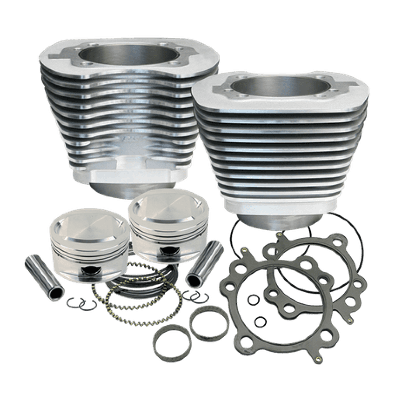 S&S Cycle — S&S Cycle 1999+ BT Replacement 3-7/8in Bore Cylinder & Piston Kit For S&S 95in Big Bore Kit - Silver - view 2