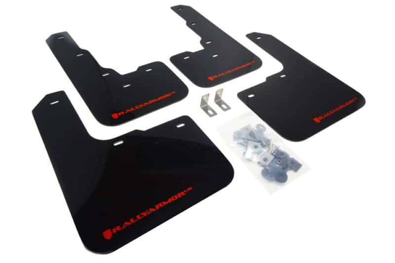 Rally Armor — Rally Armor 13-16 Dodge Dart Black UR Mud Flap w/ Red Logo
Mud Flap - view 1
