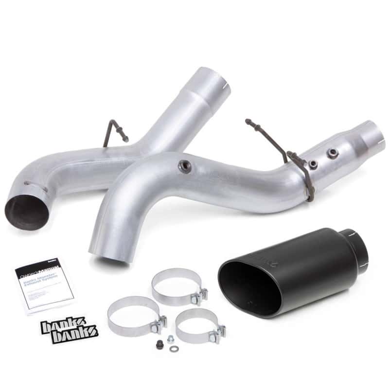 Banks Power — Banks Power 20-21 Chevy/GMC 2500/3500 6.6L Monster Exhaust System - Black Tip
Monster® DPF-Back Ex
Monster Exhaust Syst - view 1