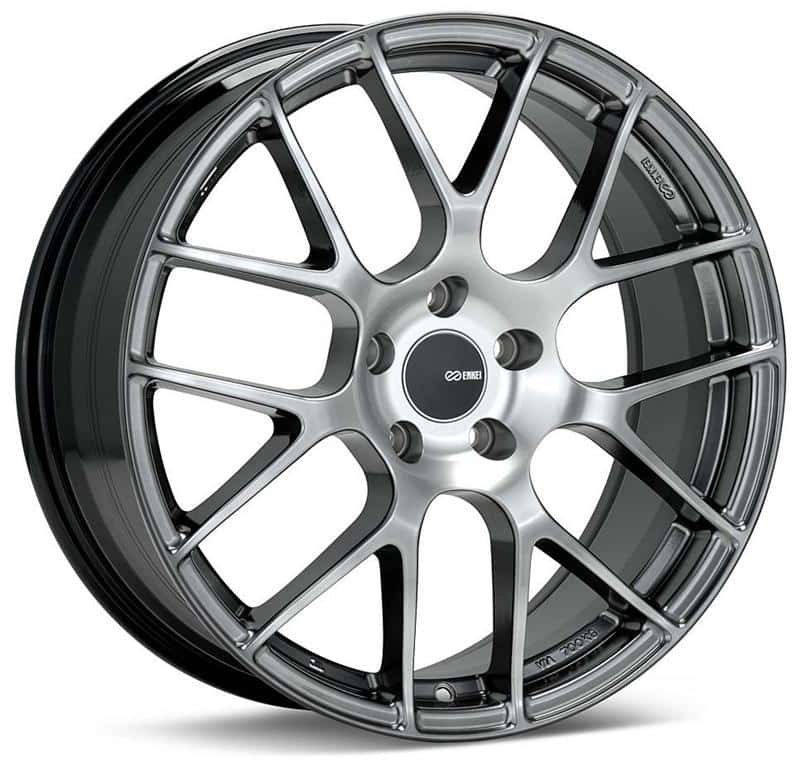 Enkei — Enkei Raijin 19x9.5 35mm Offset 5x120 Bolt Pattern 72.6 Hub Bore Hyper Silver Wheel - view 2