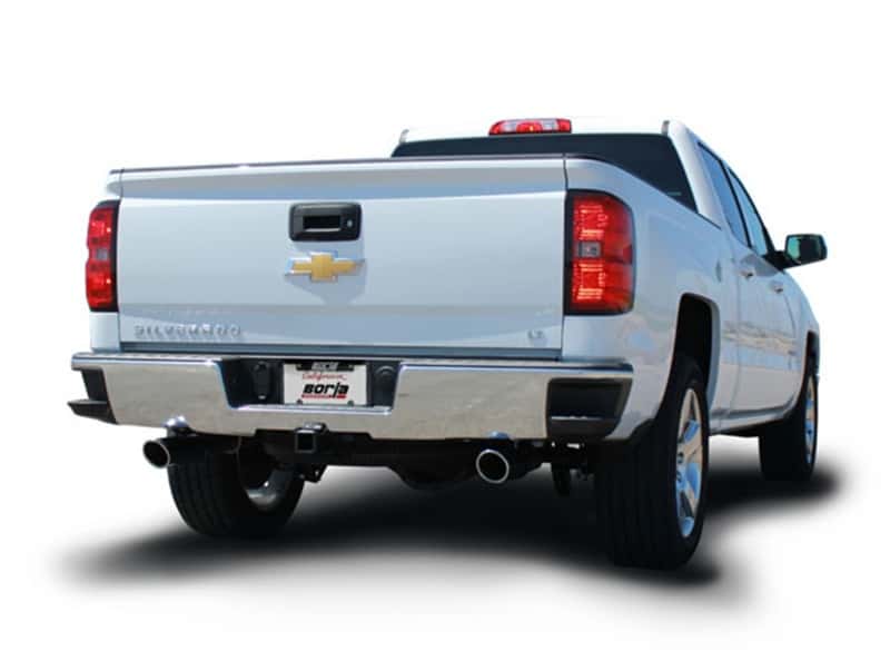 Borla — Borla 14 Silv/Sierra 1500 EC Std/CC Short 143.5in WB Touring Single Split Rear Exit Cat-Back Exhaust
Cat-Back System
ExhstSysKt - view 7
