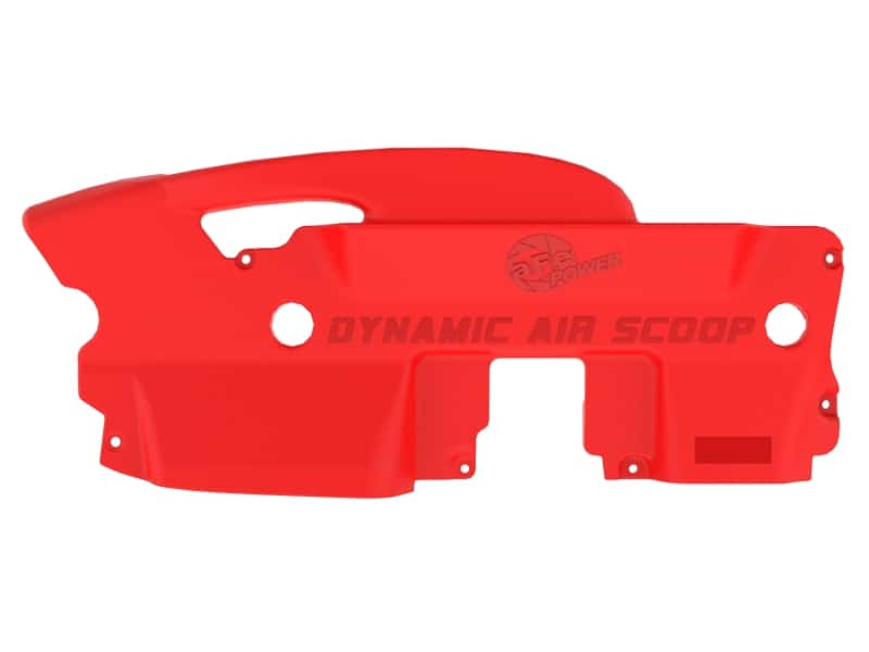 aFe — aFe POWER Red Edition Dynamic Air Scoop XL for Intake Kits 50-70119D and 50-70119R
Dynamic Air Scoop - view 5