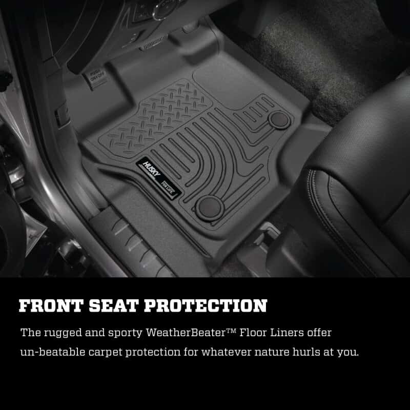 Husky Liners — Husky Liners 2019+ Ford Ranger SuperCrew Cab Weatherbeater Black Front & 2nd Seat Floor Liners
FLOOR COVERINGS
Floor Liners - view 9