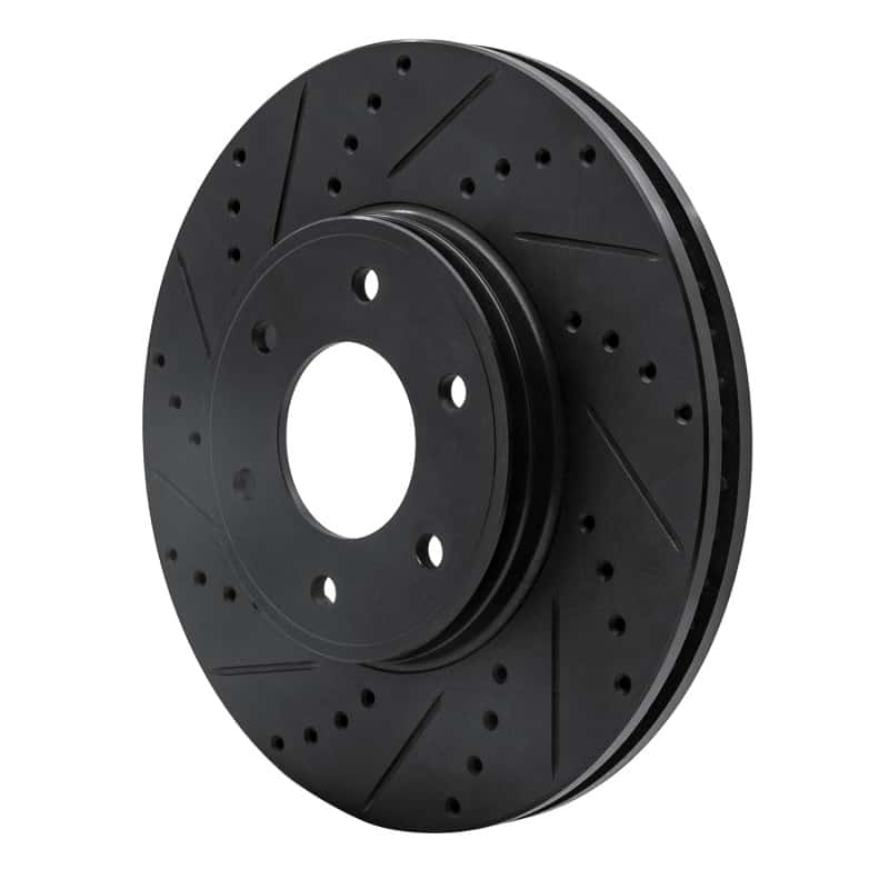 R1 Concepts — R1 06-09 Chevrolet Trailblazer Front Left Drilled & Slotted Black Brake Rotor
R1 Brake Rotor Drill - view 2