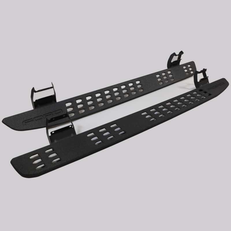 Ford Racing — Ford Racing 15-21 Ford F-150 Crew Cab / 17-21 F-Super Duty Crew Cab Rock Slider Steps - view 3