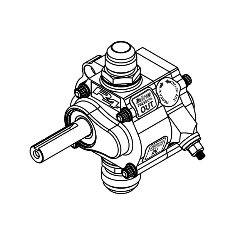 Peterson Fluid Systems — Peterson Fluid Systems R4 1-Stage Oil Pump - Left Side Mount - HV - Rear Drive
R4 Oil Pump 1 Stage - view 3