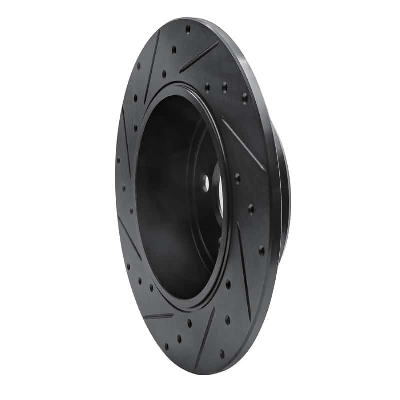 R1 Concepts — R1 05-23 Chrysler 300 Rear Right Drilled & Slotted Black Brake Rotor
R1 Brake Rotor Drill - view 4
