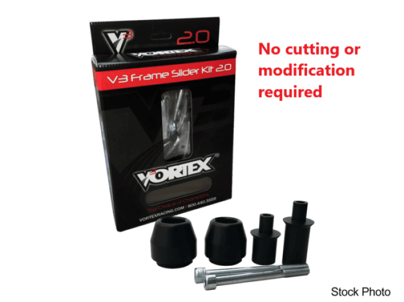 Vortex Racing — Vortex Racing 10-16 Ducati Multistrada 1200 V3 2.0 Frame Slider Kit- No Cut - view 1