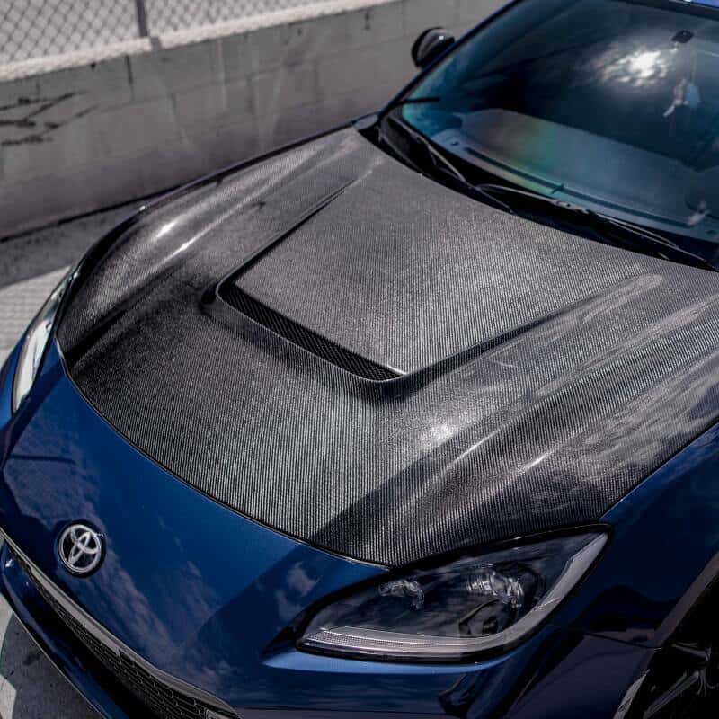 Seibon — Seibon 2022 Toyota GR86 / Subaru BRZ VS-Style Carbon Fiber Hood - view 7