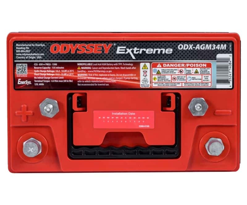 Odyssey Battery — Odyssey Battery Marine/RV Extreme AGM Battery (34M-PC1500ST)
Odyssey ODX-AGM34M - view 3