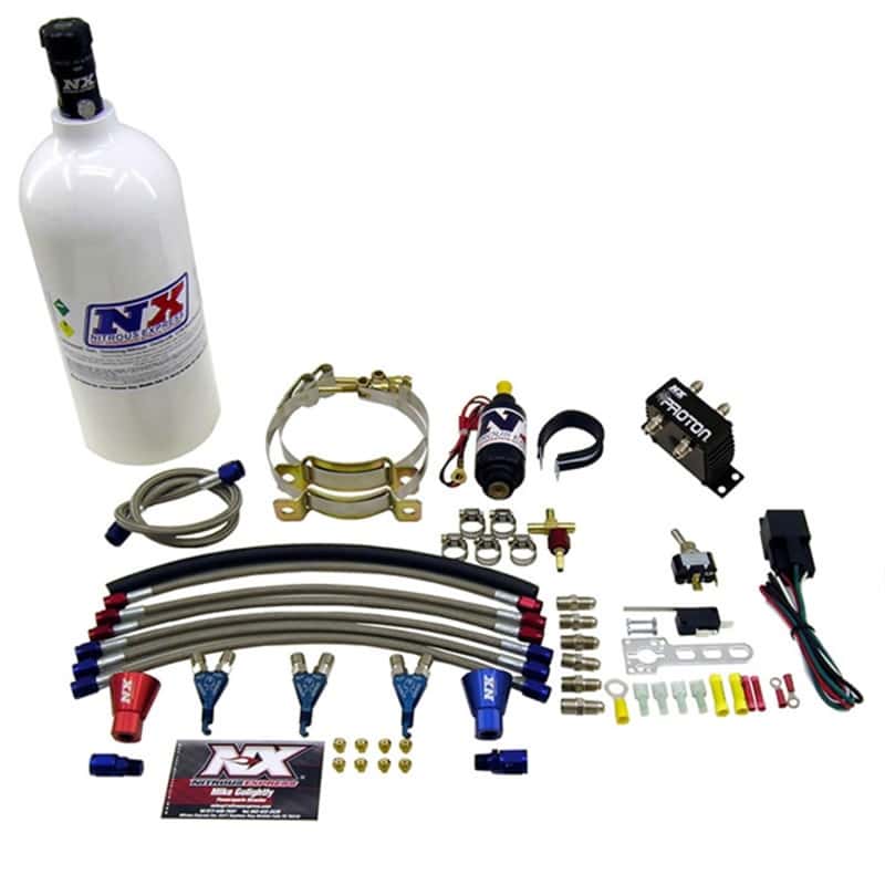 Nitrous Express — Nitrous Express Three Cyl Proton Nitrous Kit w/2.5lb Bottle
Injection System Kit
N2OSys - view 2
