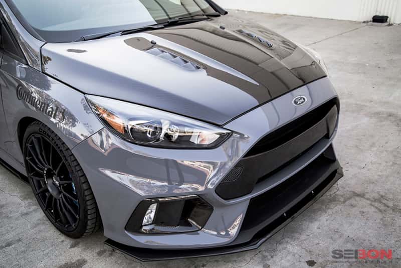 Seibon — Seibon 2015-2016 Ford Focus RS Carbon Fiber Hood - view 6