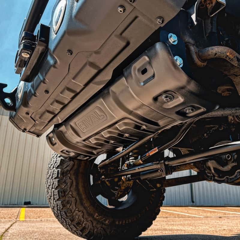 Rival 4x4 — Rival 18-26 Jeep Wrangler JL 07-18 Jeep JK 20-26 Jeep Gladiator Except Mojave Lower Skid Plate
Lower Skid Plate - view 2