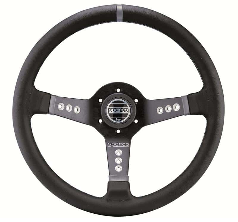 SPARCO — Sparco Steering Wheel L777 Leather Black - view 2