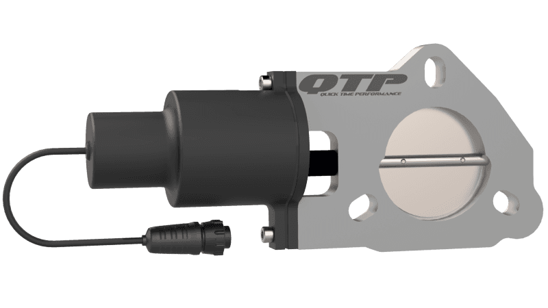 QTP — QTP 2.5in Bolt-On QTEC Electric Cutout Valve - Single - view 2