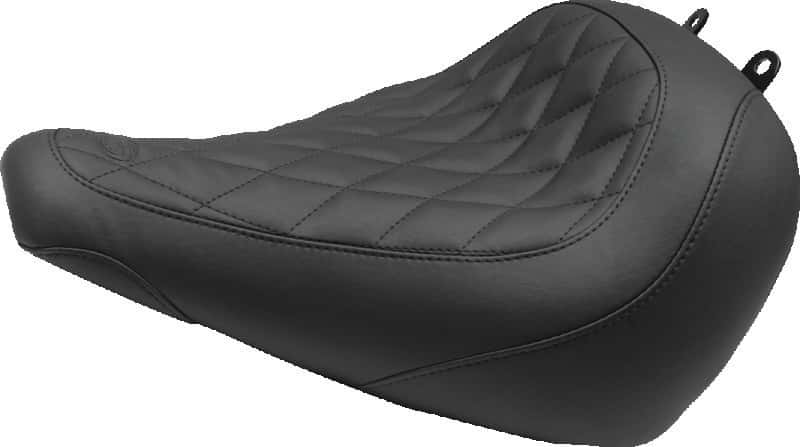 Mustang Motorcycle — Mustang Harley Low Medallion Sissy Bar Pad (7.5 inch x 9 inch)- Black - view 2