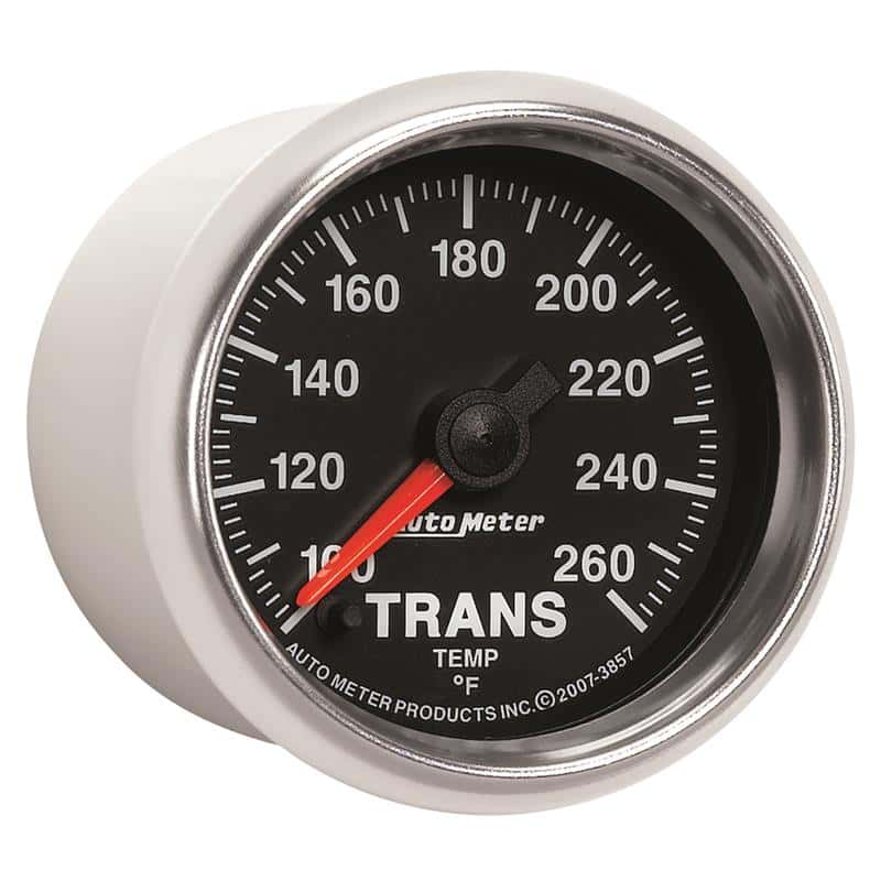 AutoMeter — Autometer GS 100-260 degree Electronic Trans Temperature Gauge
2-1/16" TRANS TEMP, - view 5