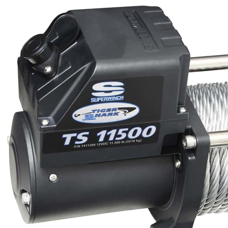 Superwinch — Superwinch 11500 LBS 12V DC 3/8in x 84ft Steel Rope Tiger Shark 11500 Winch
Winch - view 17