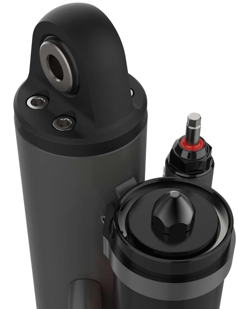 FOX — Fox 3.5 Factory Race 3/4in Shaft 5-Tube External Bypass 18in Piggyback Shock - Left
3.5 External Bypass - view 1