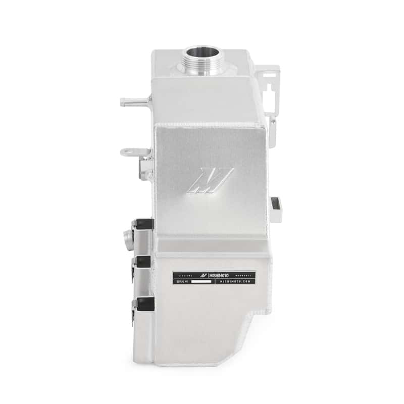 Mishimoto — Mishimoto 11-19 Ford 6.7L Powerstroke Aluminum Degas Tank - Natural
Coolant Reservoir - view 3
