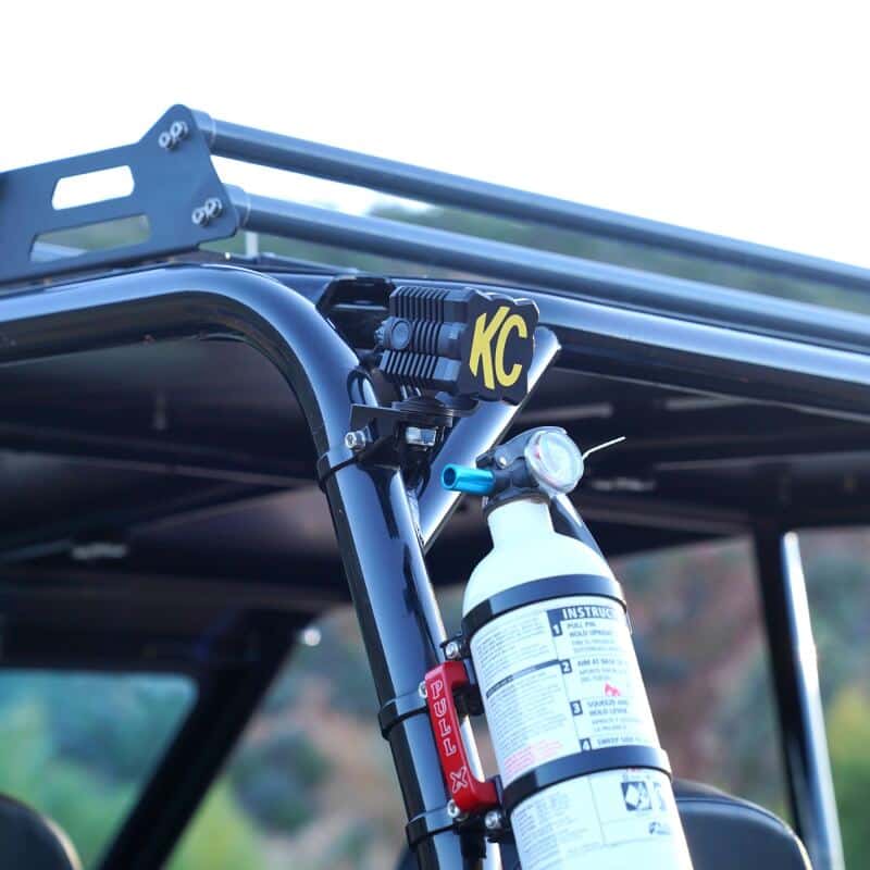 KC HiLiTES — KC HiLiTES FLEX ERA 1 Single Light Cover ONLY (Black/Yellow KC Logo) - view 9