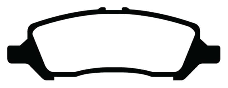 EBC — EBC 12+ Dodge Dart 1.4 Turbo Ultimax2 Rear Brake Pads
Disc Brake Pad - view 1