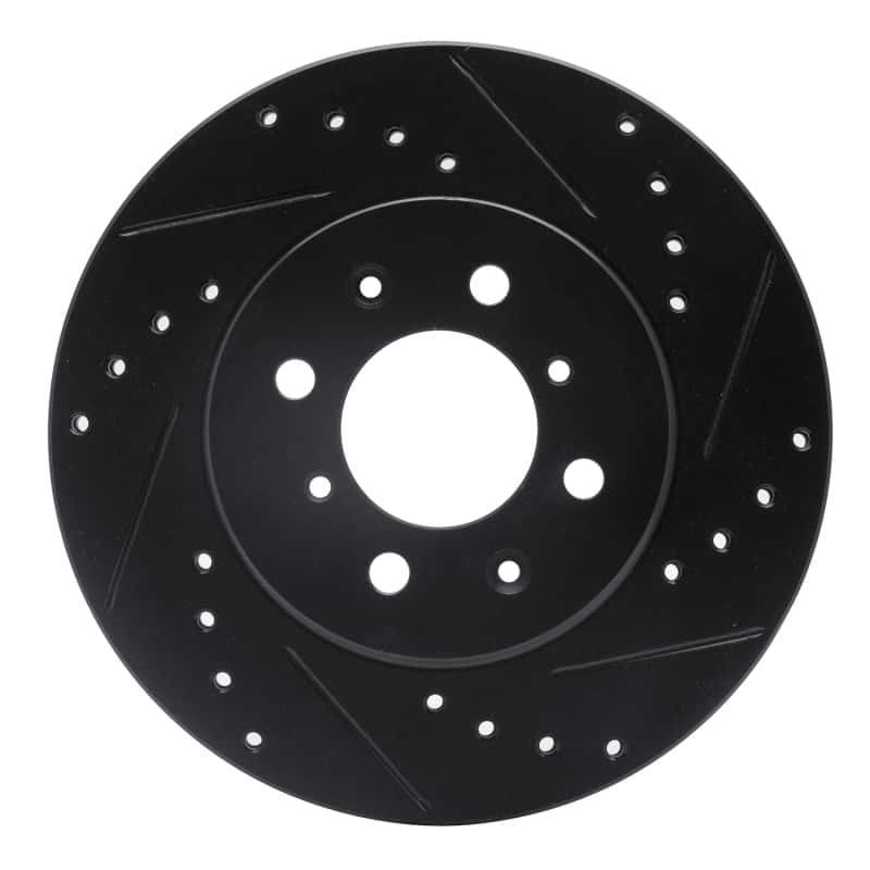 R1 Concepts — R1 90-17 Acura EL Front Right Drilled & Slotted Black Brake Rotor
R1 Brake Rotor Drill - view 1