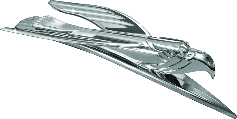 Kuryakyn — Kuryakyn Deco Eagle Fender Ornament 01-22 Honda GL1800 Chrome - view 1