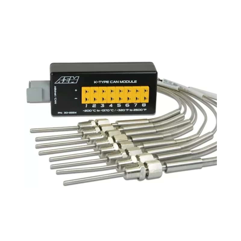 AEM — AEM 8 Channel K-Type Thermocouple EGT CAN Module
8 Channel CAN EGT - view 9