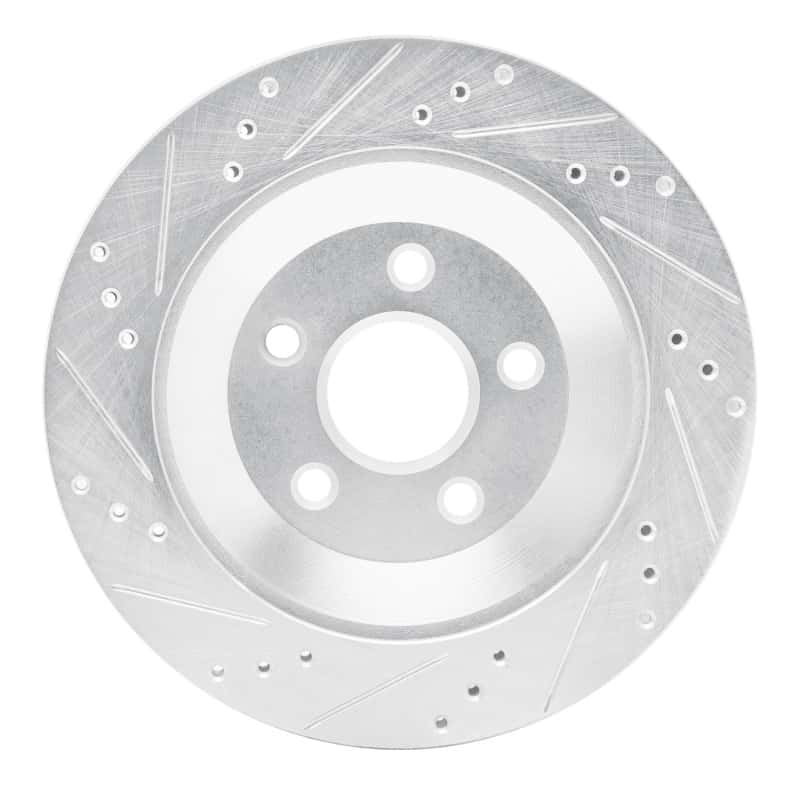 R1 Concepts — R1 04-07 Ford Freestar Rear Right Drilled & Slotted Silver Brake Rotor
R1 Brake Rotor Drill - view 5