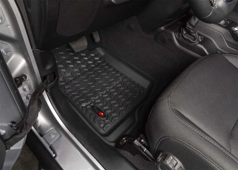 Rugged Ridge — Rugged Ridge Floor Liner Front Black 2018-2020 Jeep Wrangler 2020 Gladiator JL / JT
OFFROAD_FLOORLINERS
Floor Mat Set - view 5