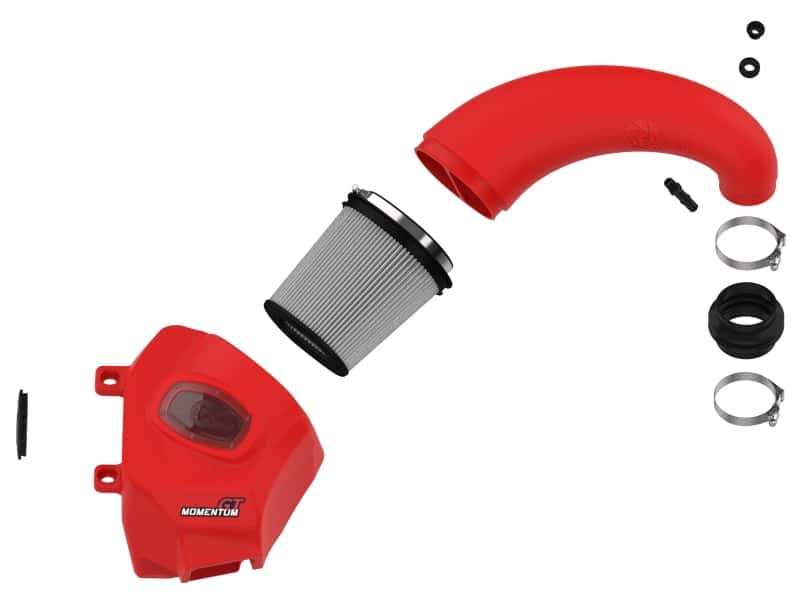 aFe — aFe Momentum GT Pro DRY S Intake System Red Edition 19-23 Dodge RAM 1500 V8-5.7L HEMI
Momentum GT Intake - view 2