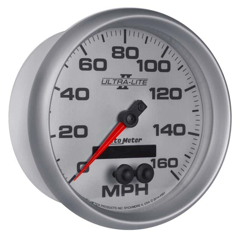 AutoMeter — Autometer Ultra-Lite II 5in 0-140MPH In-Dash Electronic GPS Programmable Speedometer
5" SPEEDO, 160 MPH, - view 6