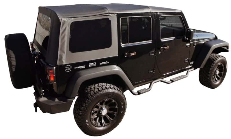 Rampage — Rampage 2007-2009 Jeep Wrangler(JK) Unlimited OEM Replacement Top - Black Diamond
Fctry Rplcmnt Sft Tp
Top-Soft - view 6