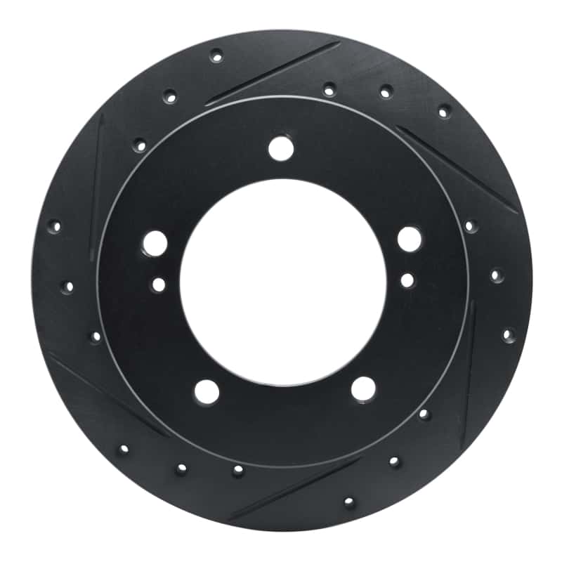 R1 Concepts — R1 83-98 Chevrolet Tracker Front Left Drilled & Slotted Black Brake Rotor
R1 Brake Rotor Drill - view 1