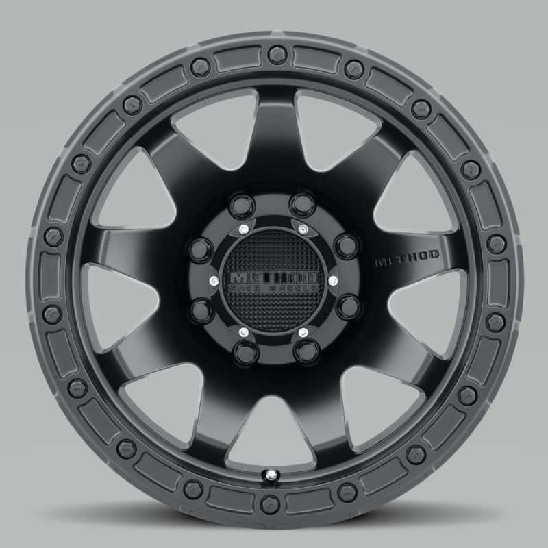 Method Wheels — Method MR317 20x9 +18mm Offset 8x180 130.81mm CB Matte Black Wheel - view 1